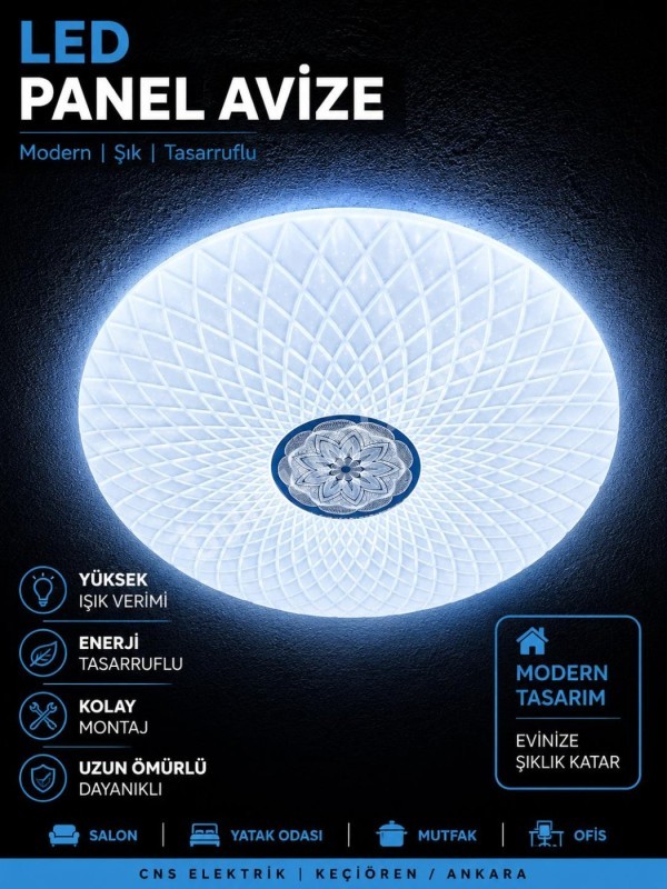 LED PANEL AVİZE AYDINLATMA